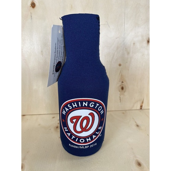 Baseball MLB Pick Your Team Bottle Holder Coozie Koozie Cooler Zipper‎ Licensed - Picture 1 of 16